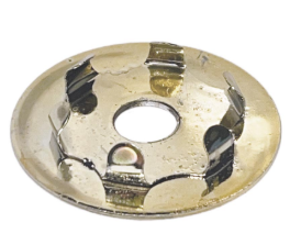 UNO to Washer Adapter For Lamp Shades with Brass Plated Finish (22119)