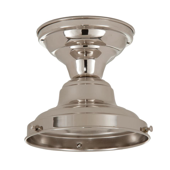 Unwired School House Fixtures, Nickel Plated