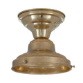 Unwired School House Fixtures, Unfinished Brass