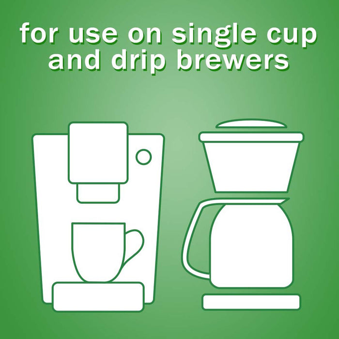 Images and description of what machines Urnex cleancup descaling liquid is compatible with