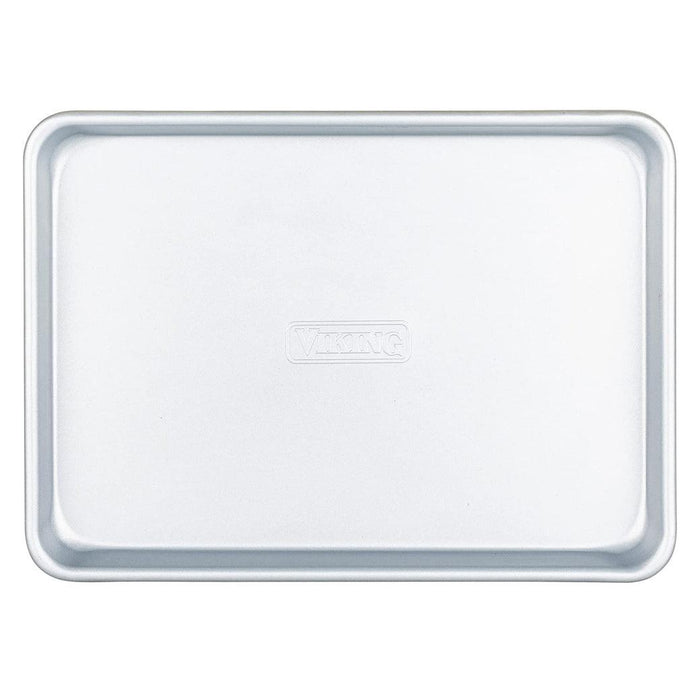 Top view of Viking Nonstick Baking Sheet Pan, Aluminized Steel, 0.88 mm Gauge displayed on a white background