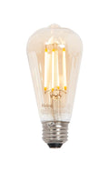 Vintage Style LED Medium 60 Watt Equivalent E-26 Base ST19 Amber Dimmable Light Bulb