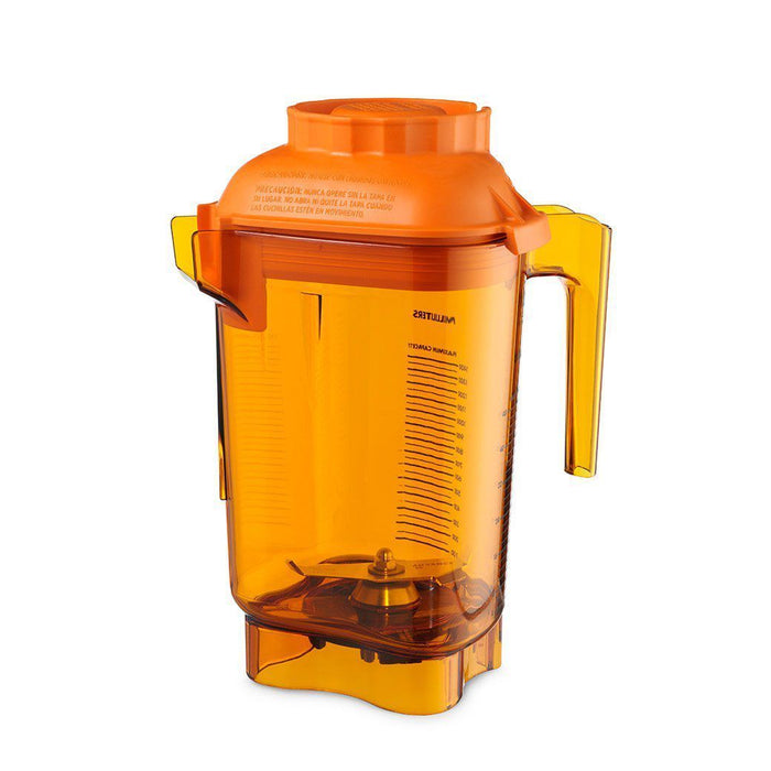 Orange Vitamix Advance 32-ounce Container displayed on a white background
