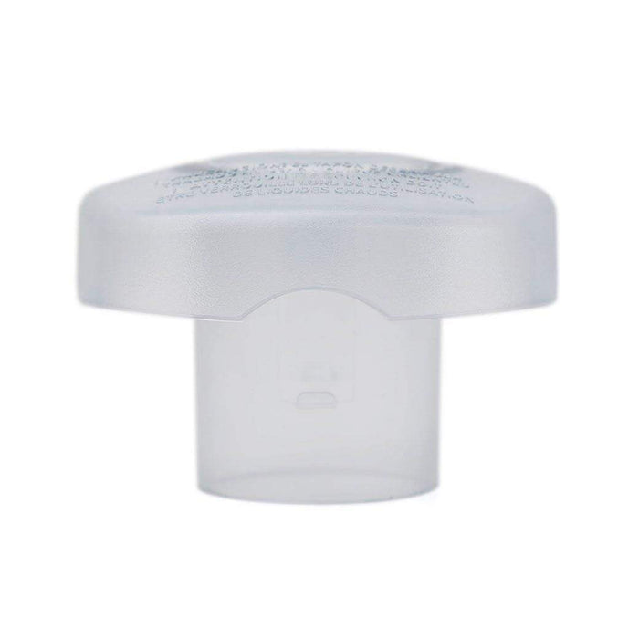 Side view of Vitamix Replacement Lid Plug for 32-ounce Compact Containers displayed on a white background