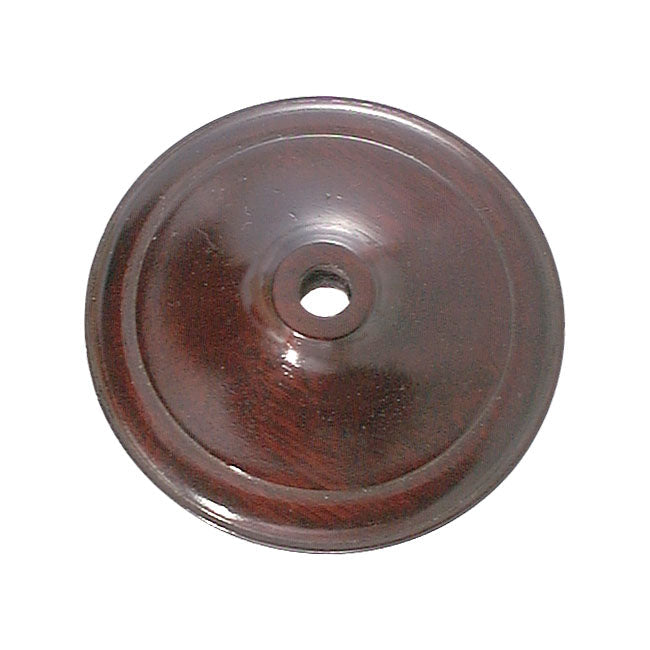 Waxed Rosewood Vase Cap, Choice of Size 2" to 6" Dia.