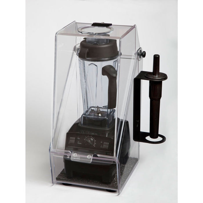 Blender with Whisper Blend Residential Blender Parts and Accessories Whisper Blend Tamper Holder attached displayed on a white background