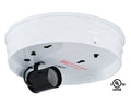 White 6 Inch Fitter Wired Flush Mount Ceiling Fixture