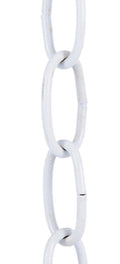 White Finish, 8 Gauge Decorative Steel Chain