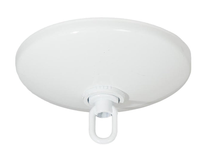 White Finish, Modern Ceiling Canopy & Canopy Kit