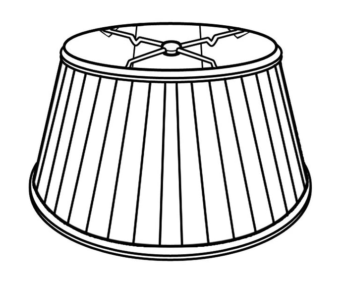 White Ivory Linen Empire Box Pleat Softback Shades