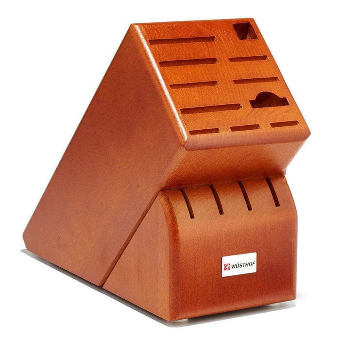Wusthof 15-Slot Knife Block displayed on a white background