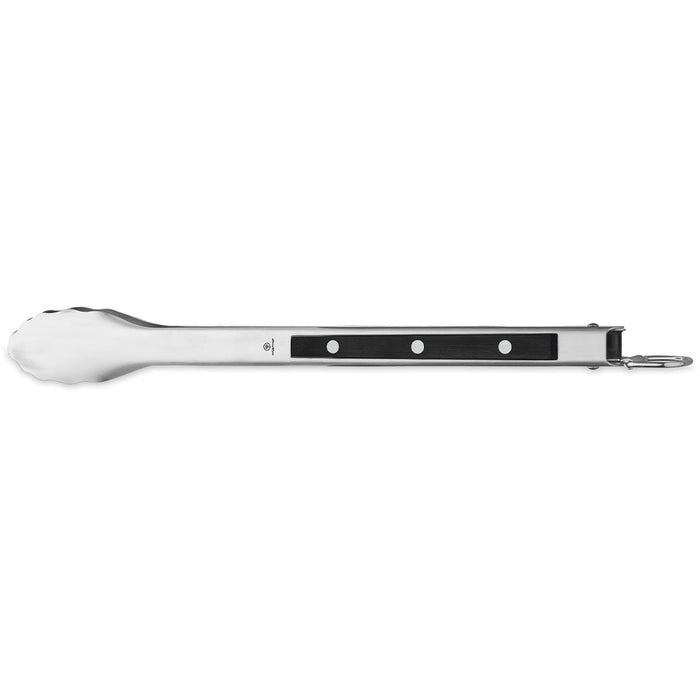 Wusthof 4-Piece BBQ Tool Set - Tongs displayed horizontally on a white background