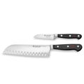 Wusthof Classic 2-piece Asian Cook's Set displayed horizontally on a white background