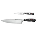 Wusthof Classic 2-piece Knife Starter Set displayed horizontally on a white background