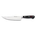 Wusthof Classic 7″ Hollow Edge Craftsman Knife displayed horizontally on a white background