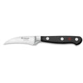 Wusthof Classic Curved Peeling Knife displayed horizontally on a white background