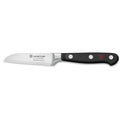 Wusthof Classic Flat Cut Paring Knife - 3″ displayed horizontally on a white background