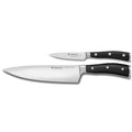 Wusthof Classic Ikon 2-piece Cook's Set displayed horizontally on a white background