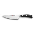 Wusthof Classic Ikon Extra Wide Cook's Knife - 6″ displayed horizontally on a white background