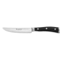 4.5 inch Wusthof classic ikon steak knife displayed horizontally on a white background