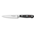 4 inch Wusthof classic utility knife displayed on a white background