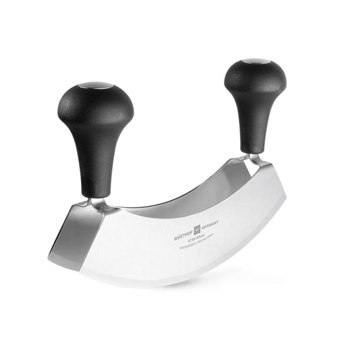 Wusthof Specialty Cutlery Wusthof Double Blade Mincing Knife - 9" displayed on a white background