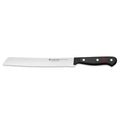 8 inch Wusthof gourmet bread knife displayed on a white background