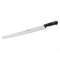 14 inch Wusthof gourmet hollow edge brisket slicer displayed on a white background