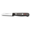 A 2.75 inch Wusthof Gourmet Paring Knife with a black synthetic handle and a stamped blade featuring the Wusthof logo.