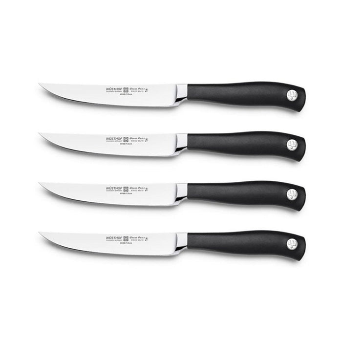Wusthof Steak Knives & Sets Wusthof Grand Prix II 4-piece Steak Knife Set displayed on a white background
