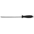 Honing steel knife sharpener displayed on a white background