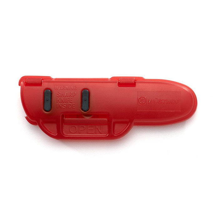 Wusthof Knife Blocks & Storage 4.5" Utility Wusthof red Locking Blade Guard on a white background