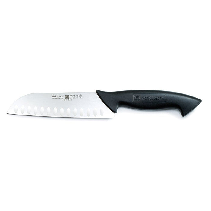 Wusthof Japanese & Santoku Knives Wusthof Pro Hollow Edge Santoku - 7" on a white background