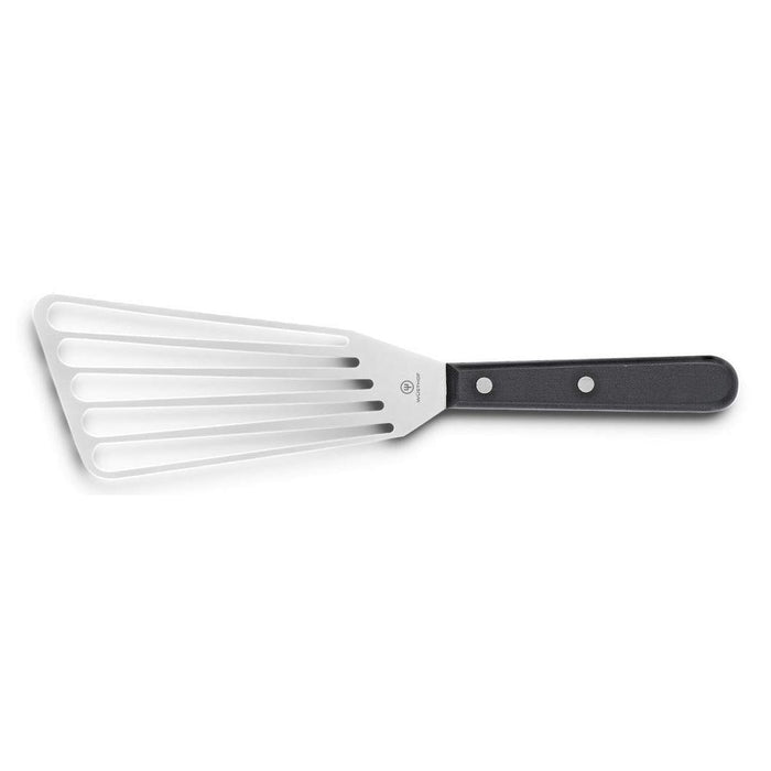 6.5 inch Wusthof slotted fish spatula on a white background