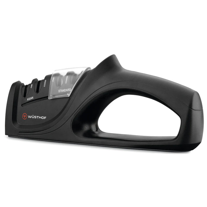 Wusthof universal 4 stage handheld knife sharpener displayed on a white background