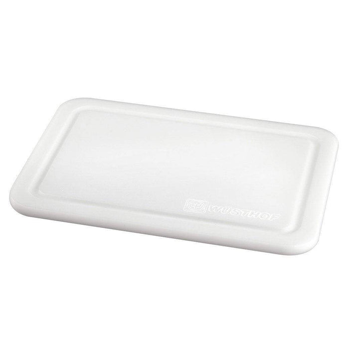 Wusthof Cutting Boards Small (7.5" x 10") Wusthof White Poly Cutting Board displayed on a white background