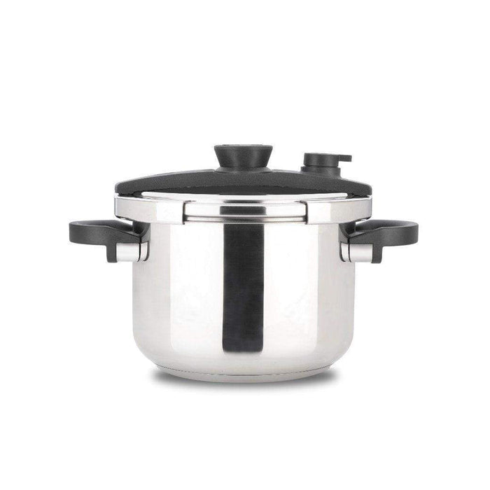 6 Qt. Zavor EZLock Pressure Cooker displayed on a white background