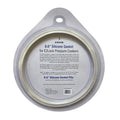 8.6 inch zavor replacement silicone gasket for EZlock pressure cookers displayed on a white background