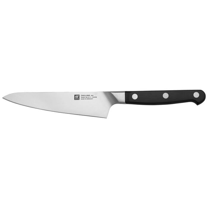 Zwilling 5.5 inch pro ultimate prep tomato utility knife on a white background